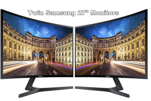 Samsung 27" Monitors Curved