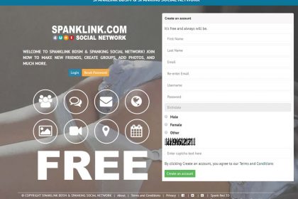spanklink.com spanking social media site