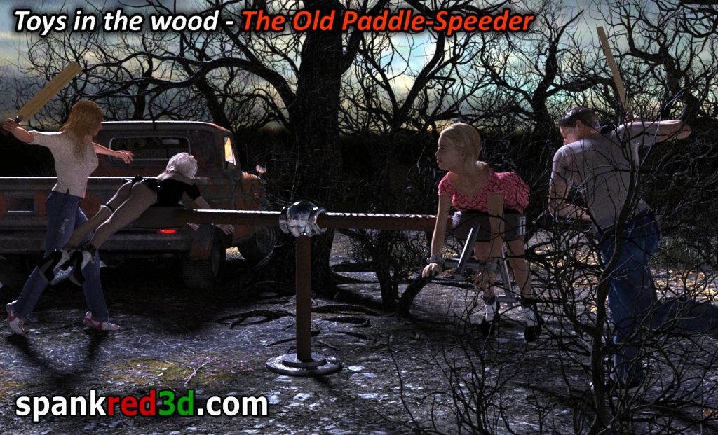 spanking paddle speeder Toys In The woods
